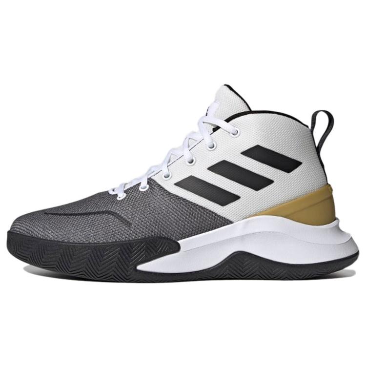 adidas Ownthegame Shoes Black/White/Yellow Men s FY6010 EU 44