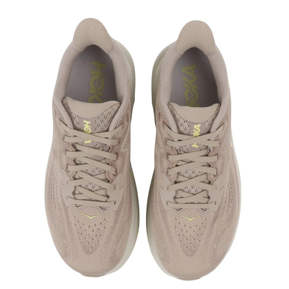 HOKA Clifton 10 Wide Running Beige Size Shoes, (1162032-RNN), Men's 30.0