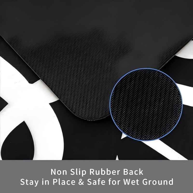 American Retro Personality Diatomite Carpet Household Kitchen Absorbent Floor Mats Bathroom Doorway Absorbent Floor Mats