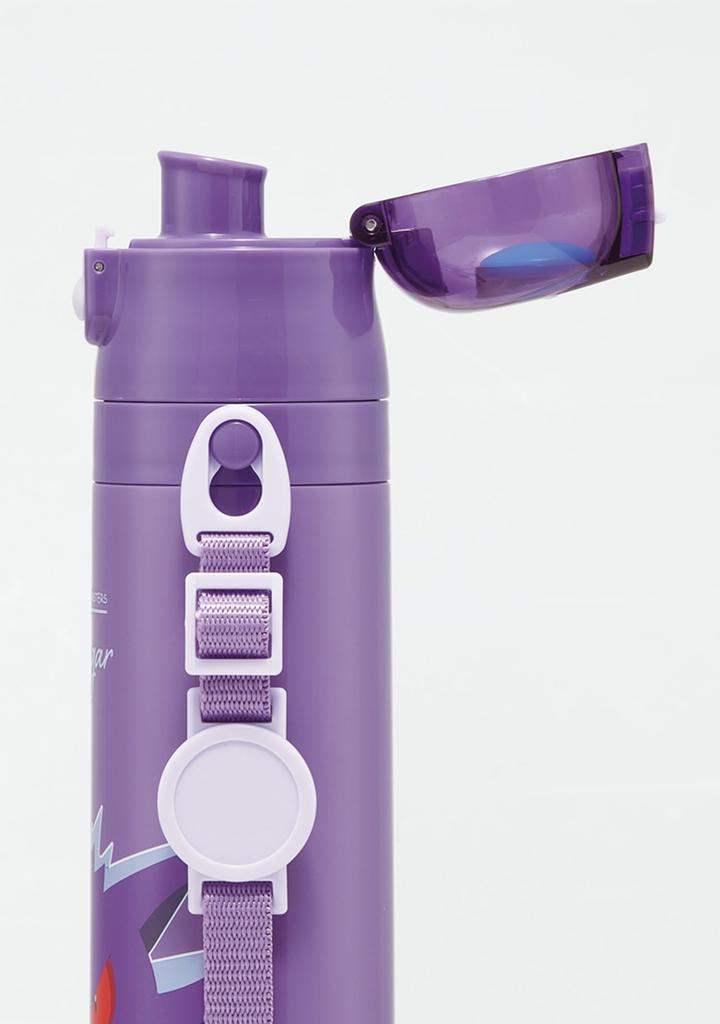 Skater Pokémon Gengar Water Bottle, 470ml, Children's Stainless Steel Sports Bottle, SDC4-A