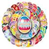 50 Easter Egg Stickers Colored Cartoon Graffiti Waterproof Decorative Hand Ledger