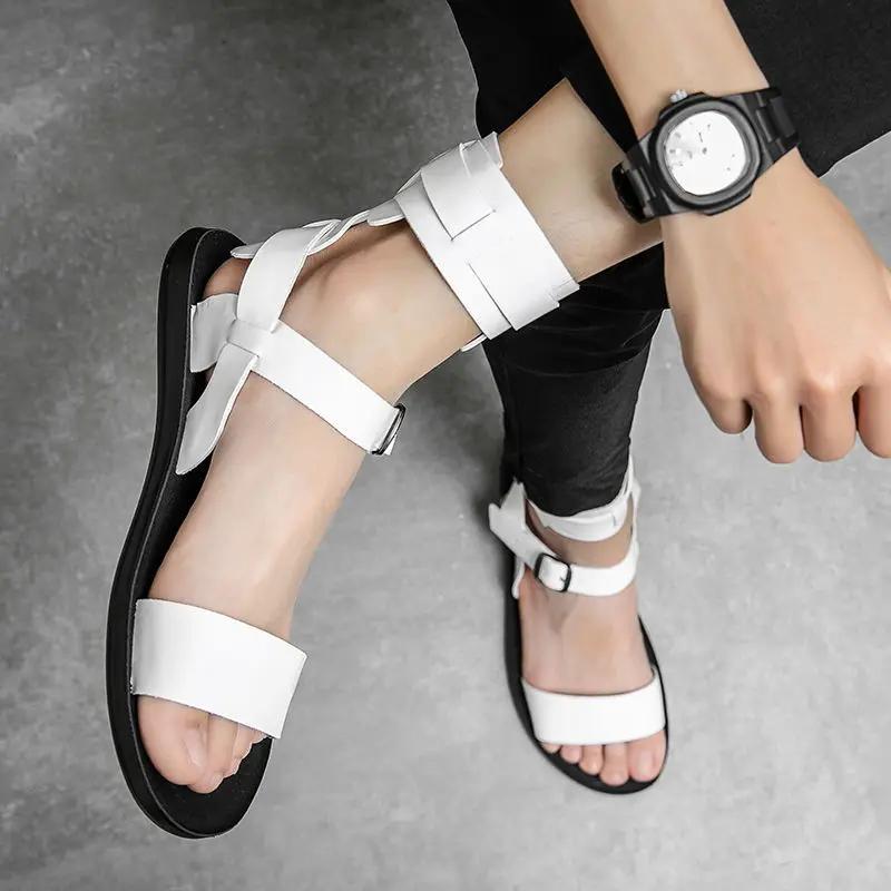 Fashion Beach Man Sandals Outdoor Number 41 on Offer Summer Sale Original Breathable Comfortable Trend 2025 Adult Pvc 39 Shoes for Men