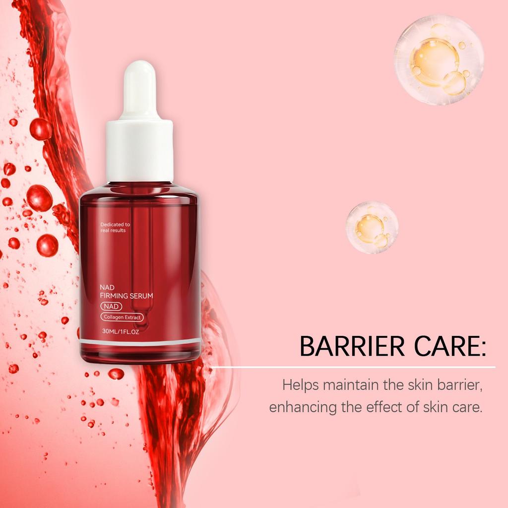 Firming Serum, Collagen Extract Face Serum, Moisturizing & Tightening Facial Essence with Nicotinamide Adenine Dinucleotide