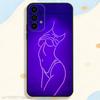 Sexy Body curve Art Woman Phone Case For Samsung S25,S26,S24,S21,S22,S23,S30,Ultra,S20,Plus,Fe,Lite,5G Black Cover