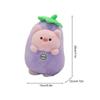 Funny Joy Fruit Bunny Plush Toy Cute Carrot Strawberry Rabbit Plush Toy Birthday Christma Bunny Stuffed Animal Reversible Rabbit