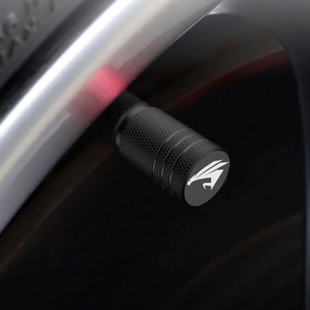 Decoyocar Toyota Harrier 60 Series 80 Series Car Tire Air Valve Cap, Cylindrical Type,