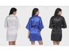 Summer Bride Wedding Nightgown Cardigan, Thin Five-Point Sleeve, Solid Color Morning Gown