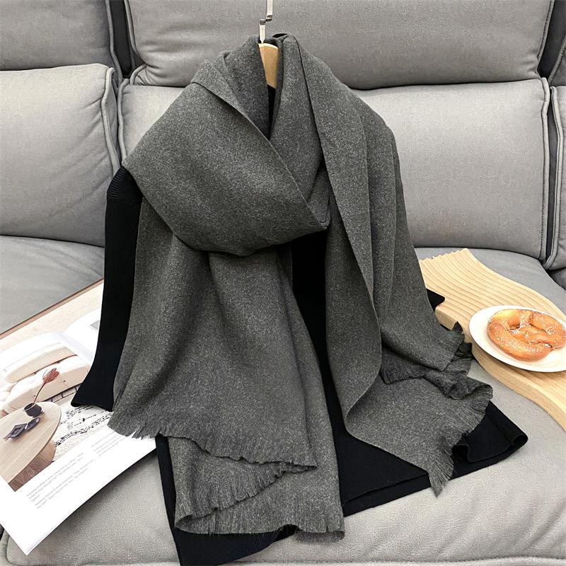 Winter Kaschmirschal Damen Luxus Herbstschal Pashmina Taschentuch Dame Pareo Weich Outdoor Unisex Winddicht Bufanda