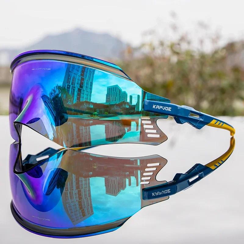 2026 Kapvoe Sport Sunglasses Road Bike Mountain Bicycle Cycl Glasses Riding Goggle Sports Eyewear for Man Women Cycling Glasses