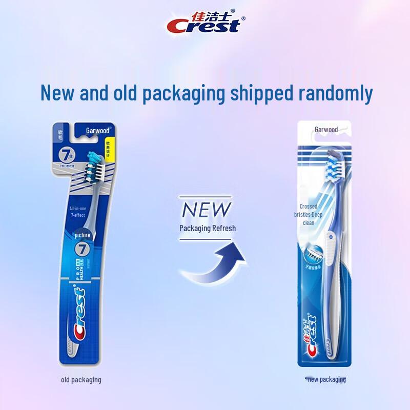 

Crest All-Round 7-Effect Soft Toothbrush, 3-Count