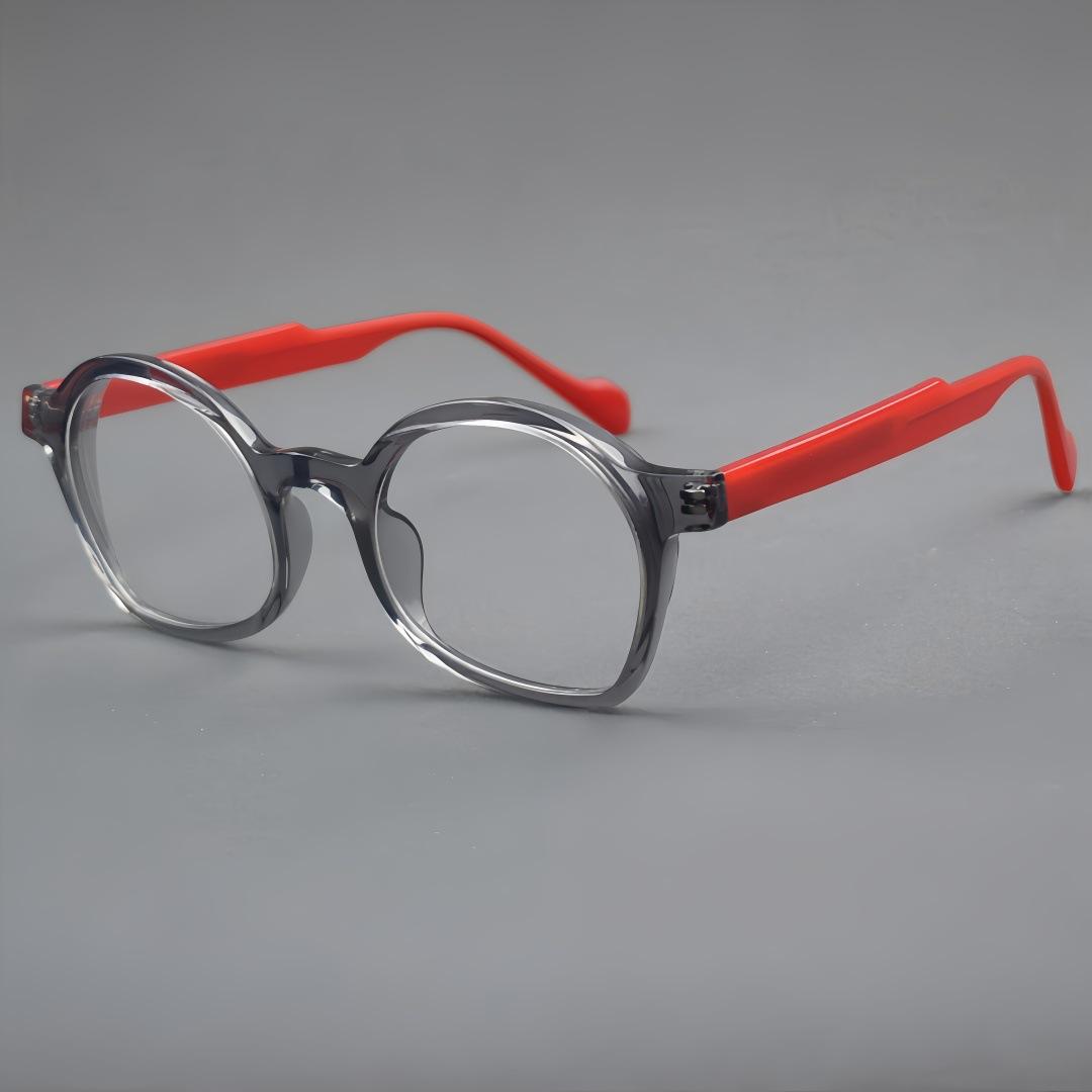 

2025 New High-end Handmade Acetate Men Optical Glasses Frames Fashion Polygon Frame Women Myopia Blue Light Resistant Eyeglasses