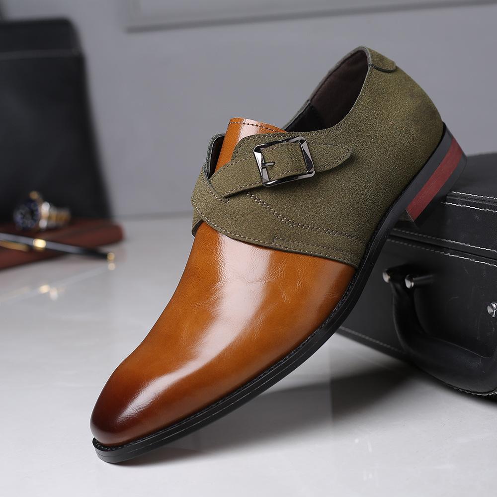 Mens Forl Shoes Leather Oxford Business Dress Shoes Large Size Leather Shoes
