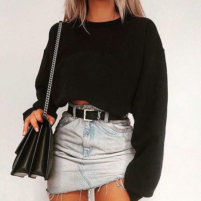 Women's Autumn/Winter 2023 Plus Velvet Thick Loose Fit Round Neck Hoodie
