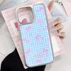 Zhitai Cute Style Electroplated Silver Edge Case for iPhone 16/15/14 Pro Max/13 Pro