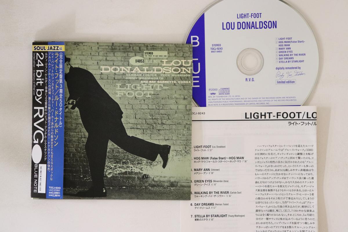 

CD ЛУ ДОНАЛЬДСОН - Легкая походка TOCJ9243 BLUE NOTE 2000 Япония Оби Джаз Б/У