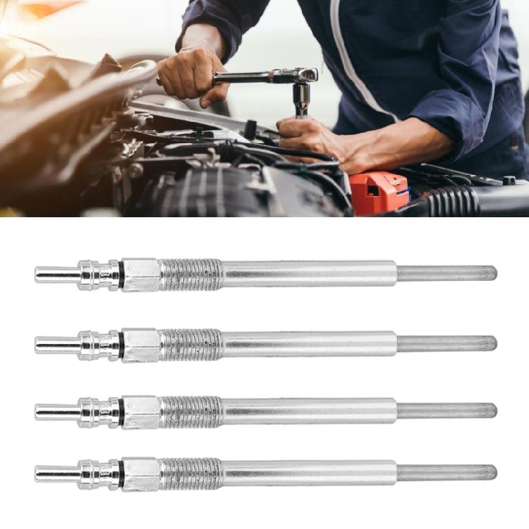 Vehicle Iron Glow Plugs Quick Heat Up 0100276008 Replacement Iron Heating Plugs set Car Spare for Smooth Engine Starts