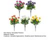 5 Pcs Faux Daisies Bundles UV Resistant Artificial Flowers Realistic Fake Fall Flowers with Bendable Stems for Flower Arrangement Indoor Decorations