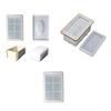 Resin Rectangle Box Mold,Silicone Tissue Box Mold for Jewelry Napkin Candy Cosmetics Trinket Organizer Crafts DIY