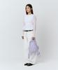 Pleatsmama New Bow Backpack Glitter Pale Purple