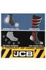 Jcb Men's Work Socks Long 18 Pairs Sk501