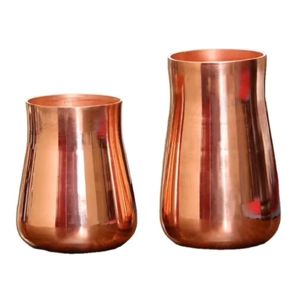 350 Ml Capacity Pure Copper Mug Thickened Breakfast Cup Creative Copper Moscow Mug Tableware Scene