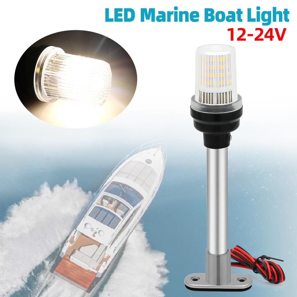 12V/24V Waterproof Navigation Light Boat LED Light for Marine Yacht Fold Down Navigation Anchor Light Sailing Signal Light
