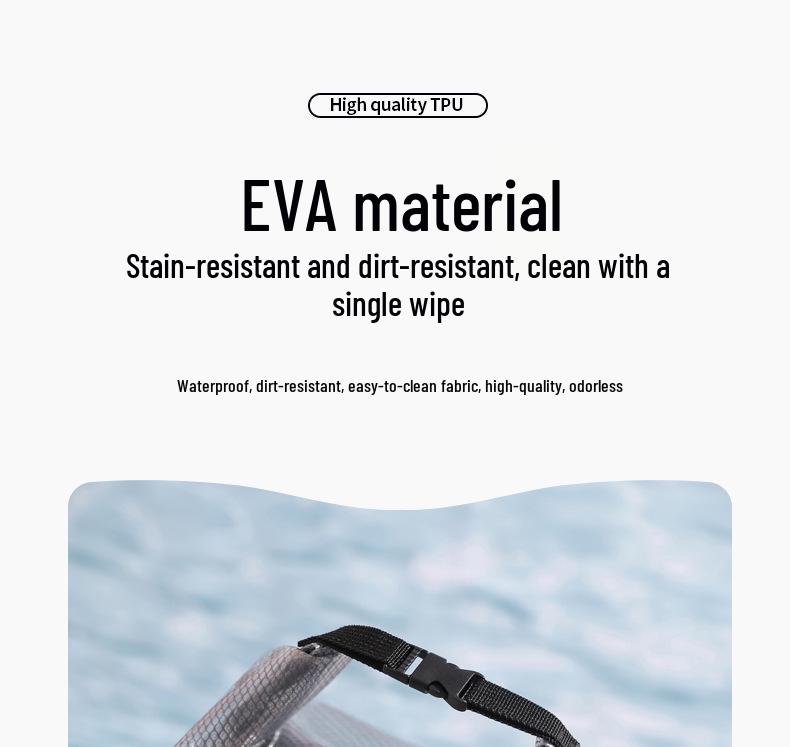 Runhui EVA Waterproof Cartoon Travel Bag for Beach, Swimming & Toiletries