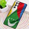 Comoros Flag Phone Case for Samsung Galaxy Note 10 Pro S26 Ultra S23 S24 FE S25 S21 S22 PLUS Shockproof Cove