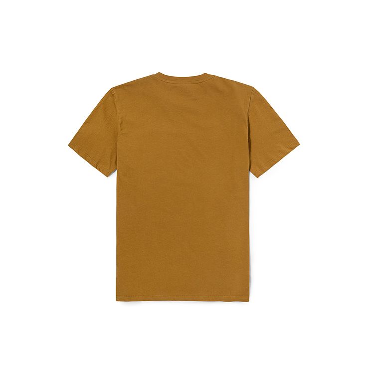 Timberland Tree Logo Casual Crew Neck T-Shirt Men T-Shirts Wheat A2D62-P47