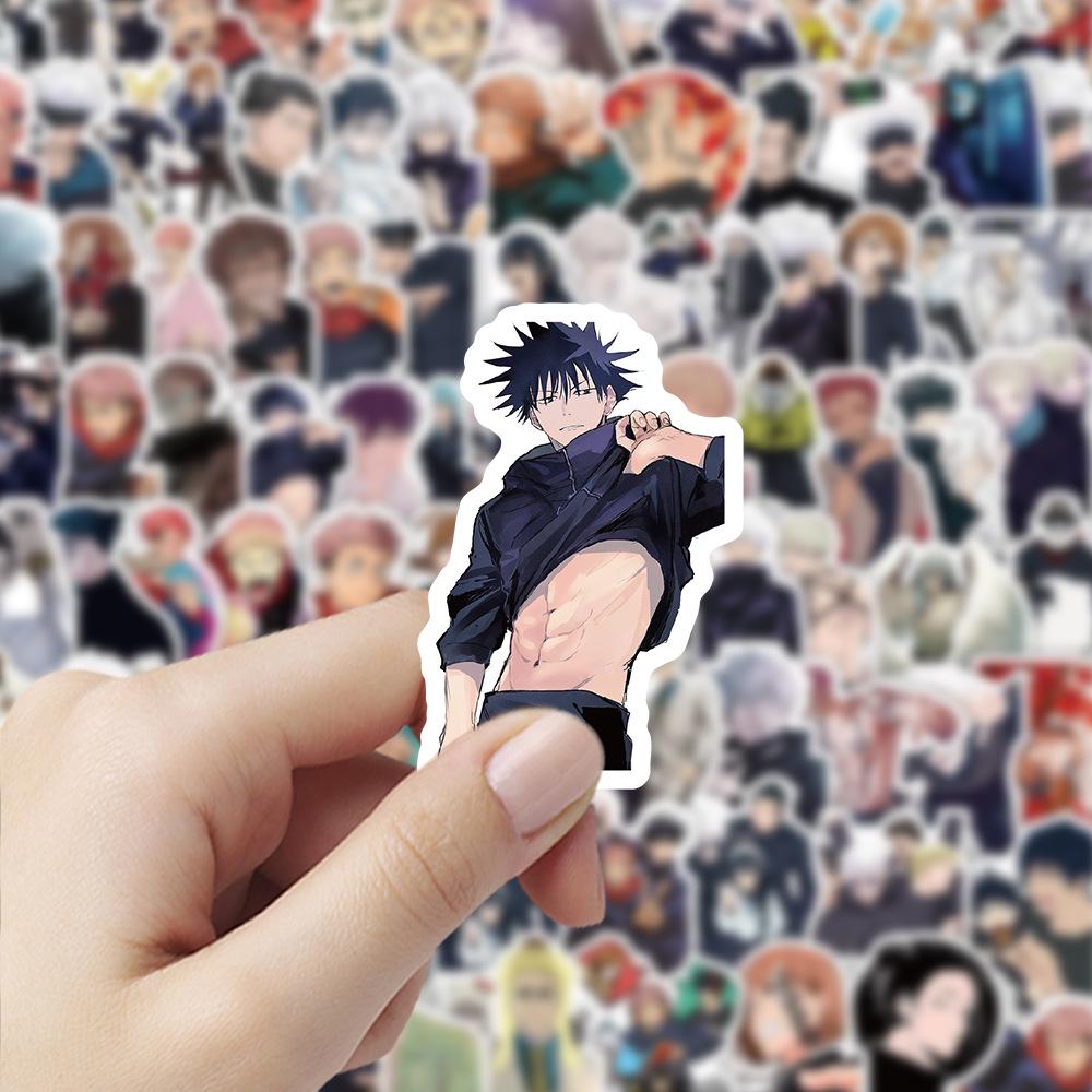 Set of 309 Jujutsu Kaisen Stickers Featuring Popular Characters: Gojo Satoru & Itadori Yuji for Your Diary.