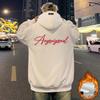 2025 Men's Oversized Casual Cotton Hoodie - Spring & Autumn Hong Kong Style