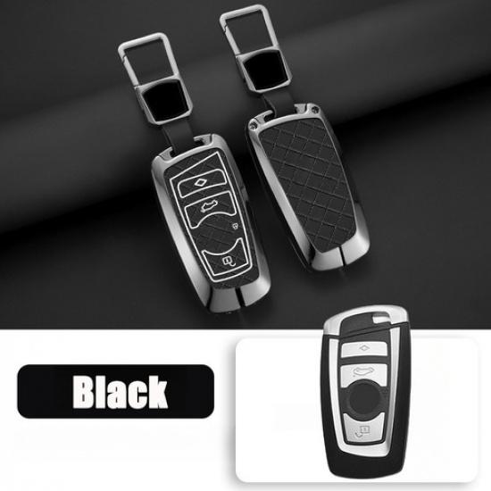 Zinc Alloy Leather Car Key Case Cover For BMW 1 2 3 4 5 6 7 M5 X2 X3 X4 X5 F10