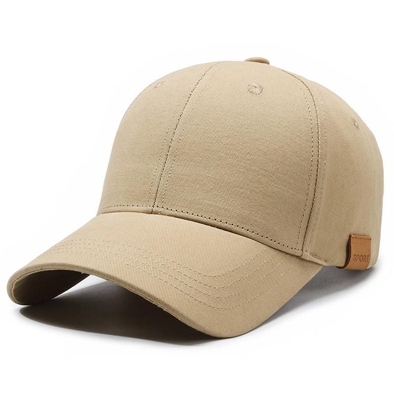 Mens Adjustable Cotton Baseball Cap With Sun Protection For Outdoor Activities