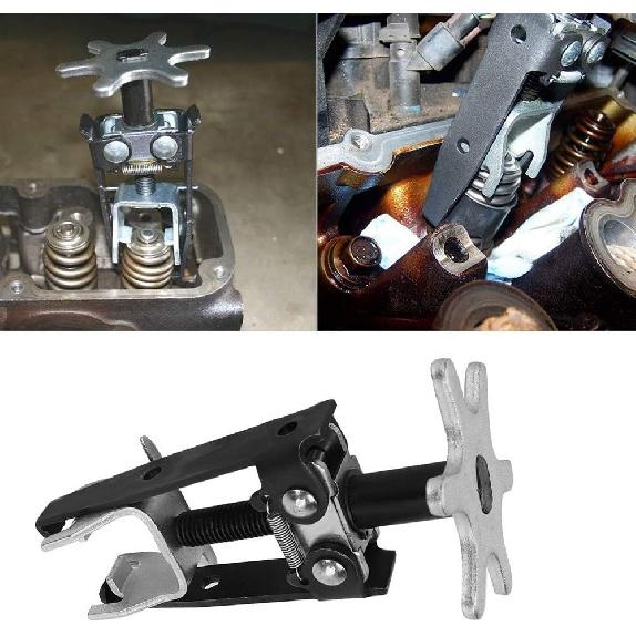 Overhead Valve Spring Compressor, Universal Automotive Engine Removal Repair Install Tool for Quick Removal of Valve Springs