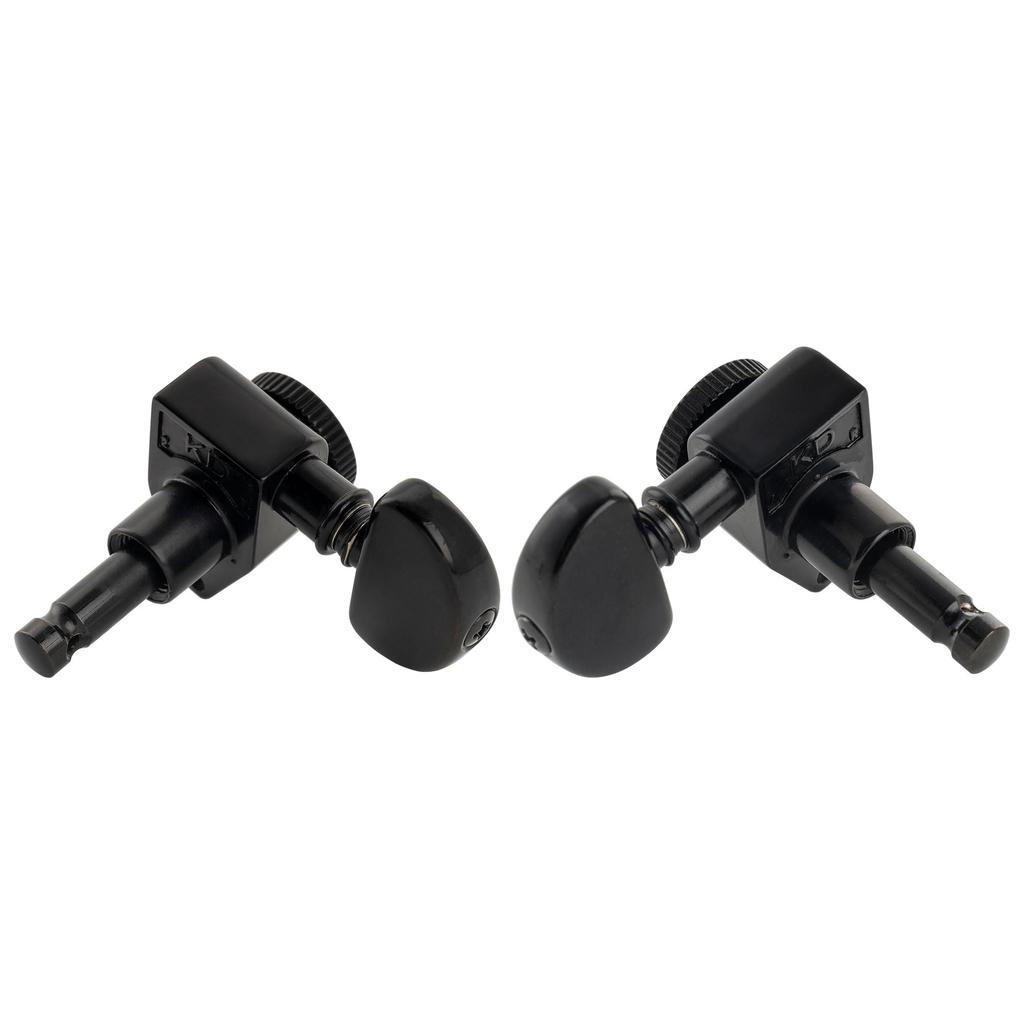 Musiclily Pro L3R3 Guitar Locking Gear Black R18K-09 Tuners, 181 Ratio,
