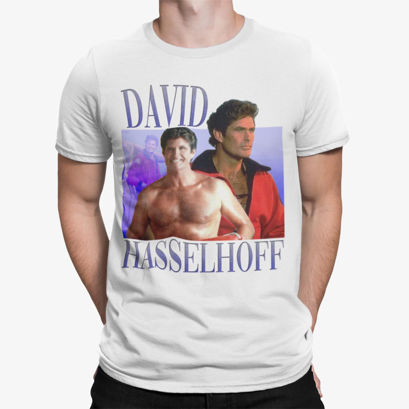 homage 90s funny stag do tv show film movie t shirt for david hasselhoff fans S