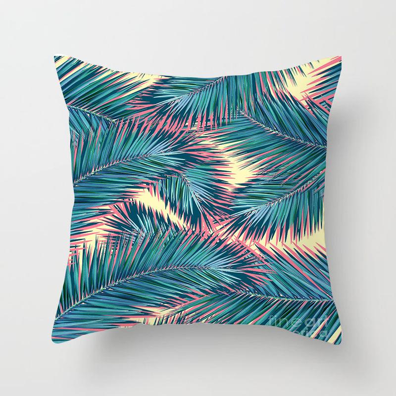 Home Decor Exotic Tropical Prints Pillow Covers for Home Pattern Cushion Cover Suitable for Sofa Bedroom Car Pillow Cover