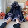 Cute Shark/Bat Air Conditioned Coral Fleece Nap Robe Shoulder Shawl Style Home Clothes Comfortable Soft Material Autumn Season