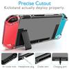 Clear Pc Hard Case Protective Cover Shell For Nintend Switch Console Joy-Con Controller  Transparent Full Body Protector