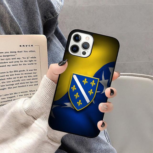 Bosnia and Herzegovina Flag Mobile Case For iPhone 17 Air 16 15 12 Pro Max 13 11 14 Pro Max Max SE2020 Plus Phone Cover