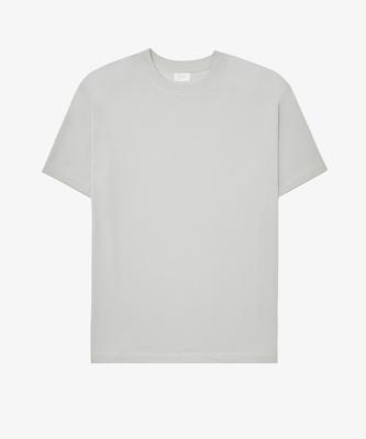 Kueo Supima Cotton Semi-Overfit T-Shirt (Light Gray)