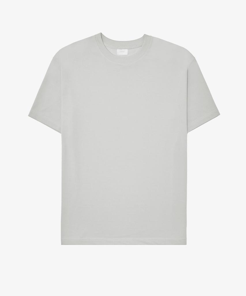 Kueo Supima Cotton Semi-Overfit T-Shirt (Light Gray)