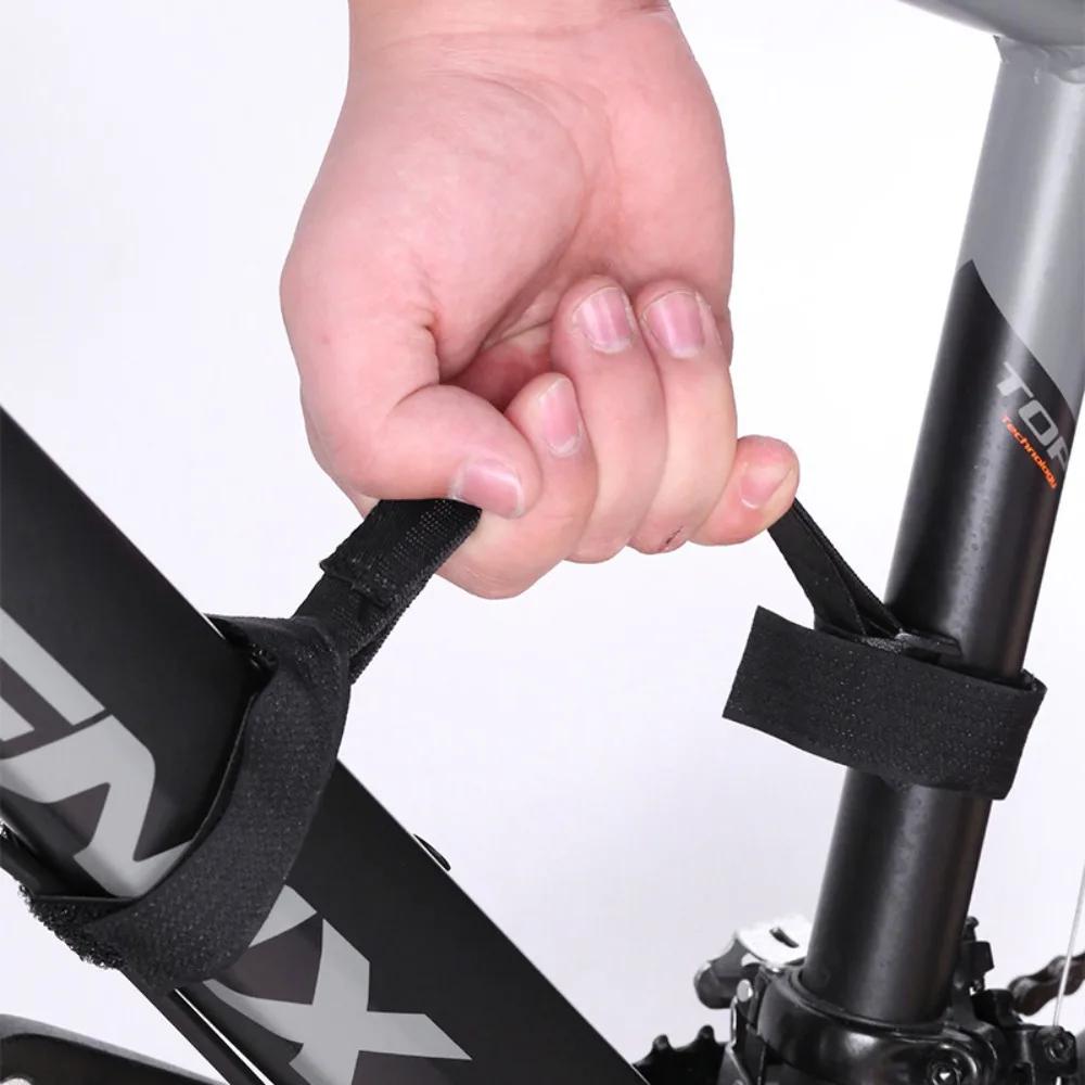 Bicycle Handheld Strap MTB Road Bicycle Effortless Handheld Strap Frame Comfortable Grip Assisted Nylon Strap Bike Accessories