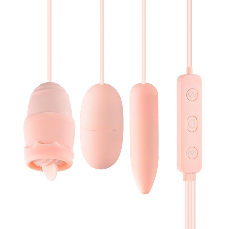 Vibrators USB Double Vibrating Egg Clitoris Stimulator Vagina Massage Vibrator Bullet Female Masturbators Sex Toys For Woman 18