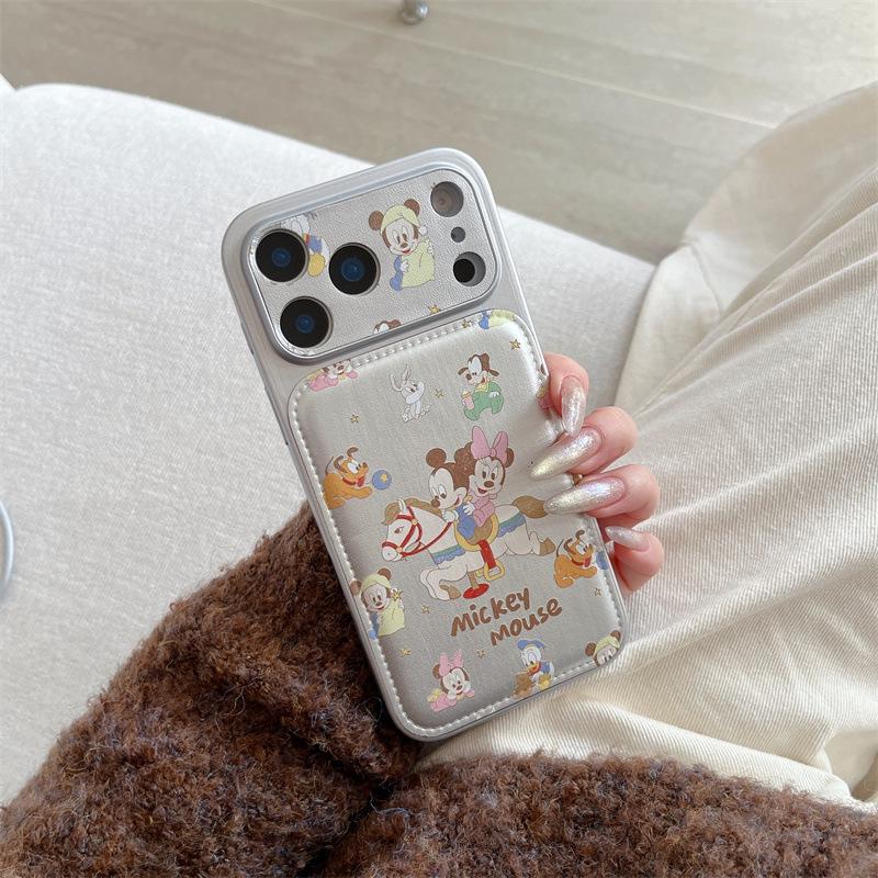 

iPhone 17 Pro Max/16/15/14 Cartoon Carousel Mickey & Minnie Case iPhone 16