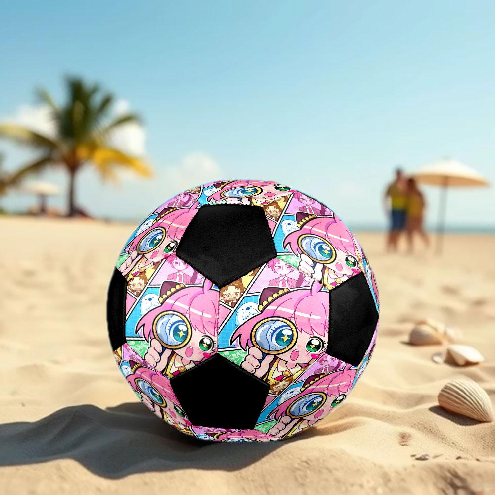 1pc SPY FAMILY Soccer Ball Size 5 Indoor Soccer Ball Fashion Colorful Backyard Game - Great For Sports Fans Gift HE43