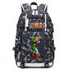Zelda Zelda Plecak z Nadrukiem Akcesoria Outdoorowy Port USB Duża Pojemność Plecak Podróżny