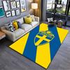 Tappeto con Bandiera Svedese e Design dello Stemma, Tappetino a Strisce Gialle e Blu Adatto all'uso come antiscivolo per soggiorno, camera da letto, divani