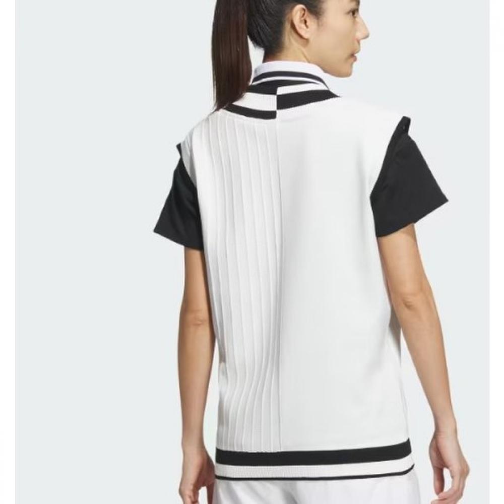Adidas Golf Women S looSe Fit Knit veSt Ik9800