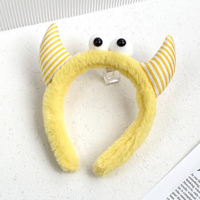 Headbands Style Cute Big Eyed Pointed Horned Monster Womens Hair Accessories